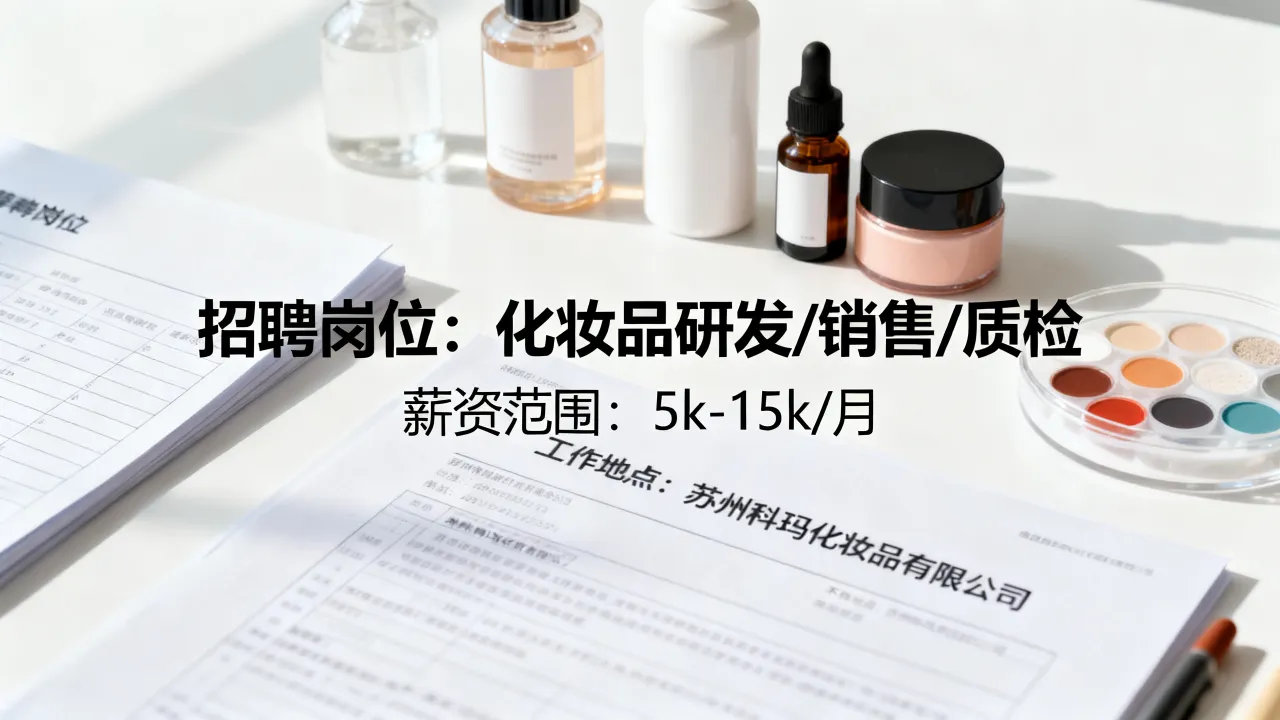 苏州科玛化妆品招聘信息靠谱吗，工资待遇怎么样？-图1