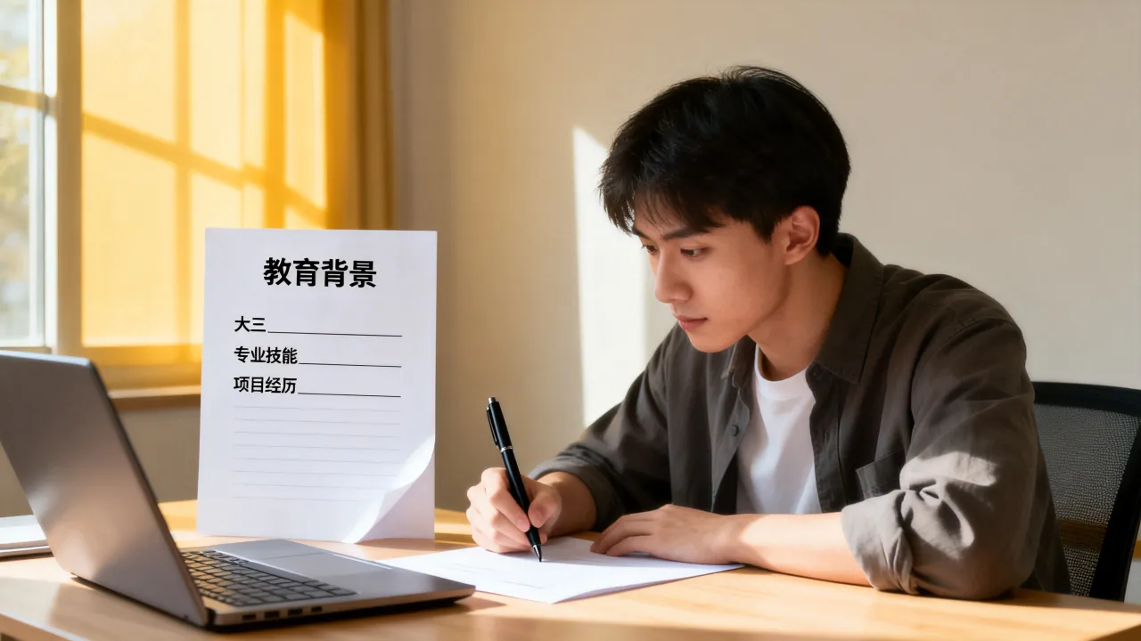 大三简历怎么写，大三学生没有实习经历简历怎么写？-图1