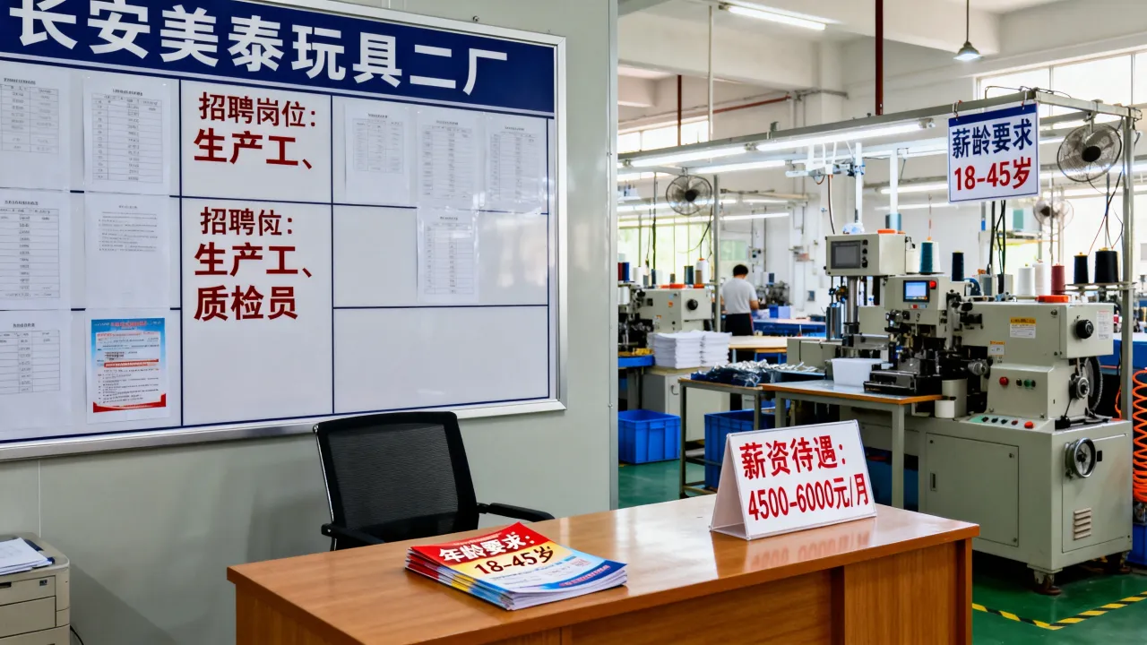 长安美泰玩具二厂招聘条件有哪些？长安美泰玩具二厂招聘信息大全-图1