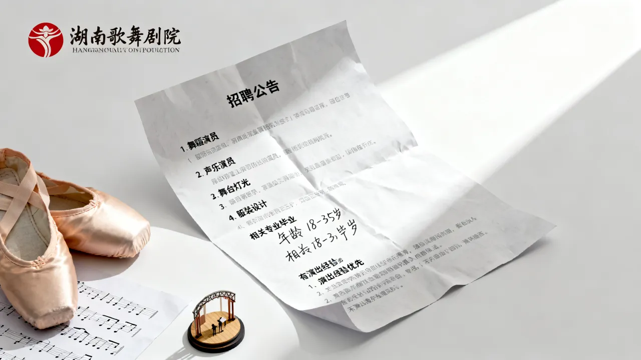 湖南歌舞剧院招聘有哪些岗位,湖南歌舞剧院招聘公告报名条件?