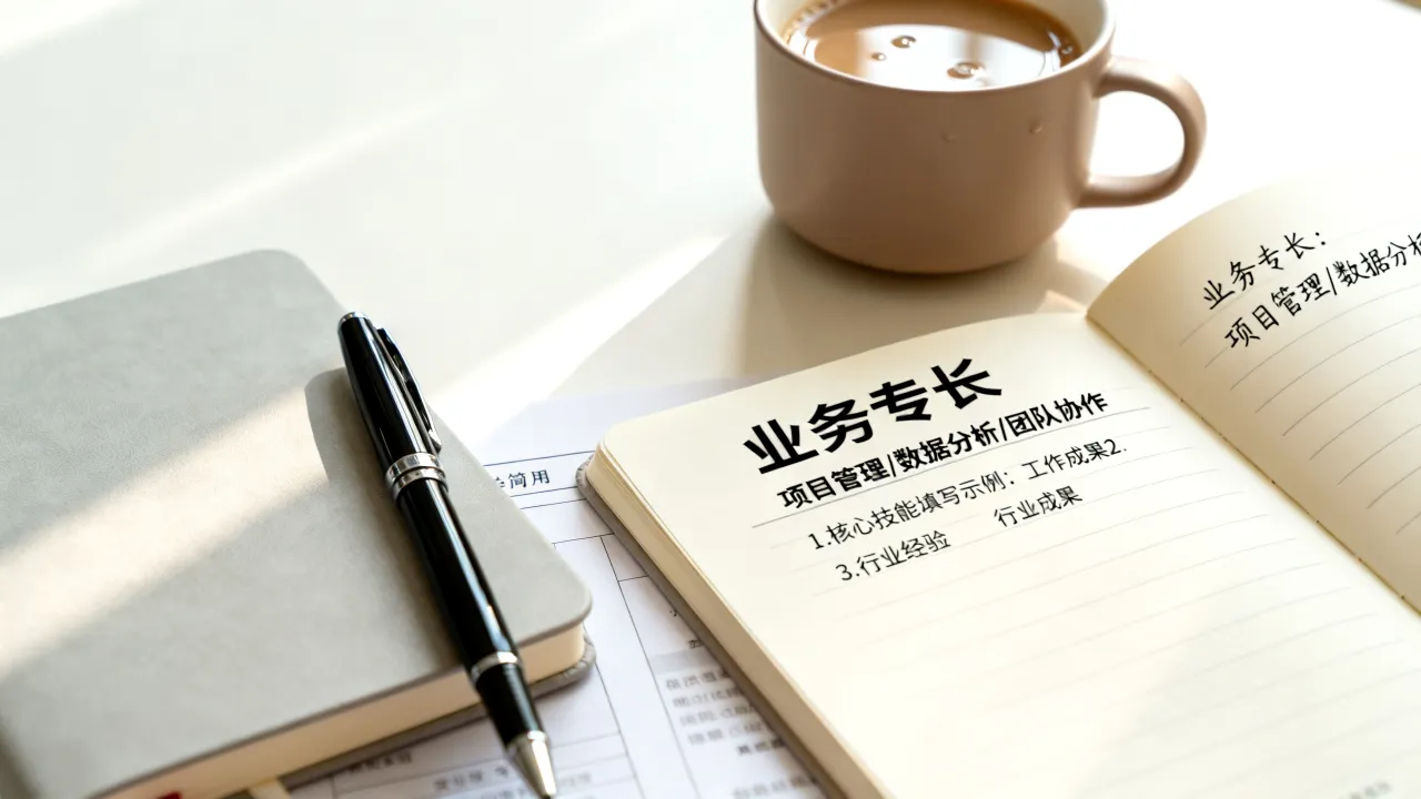 简历业务专长怎么写？业务专长包括哪些内容怎么填写-图1