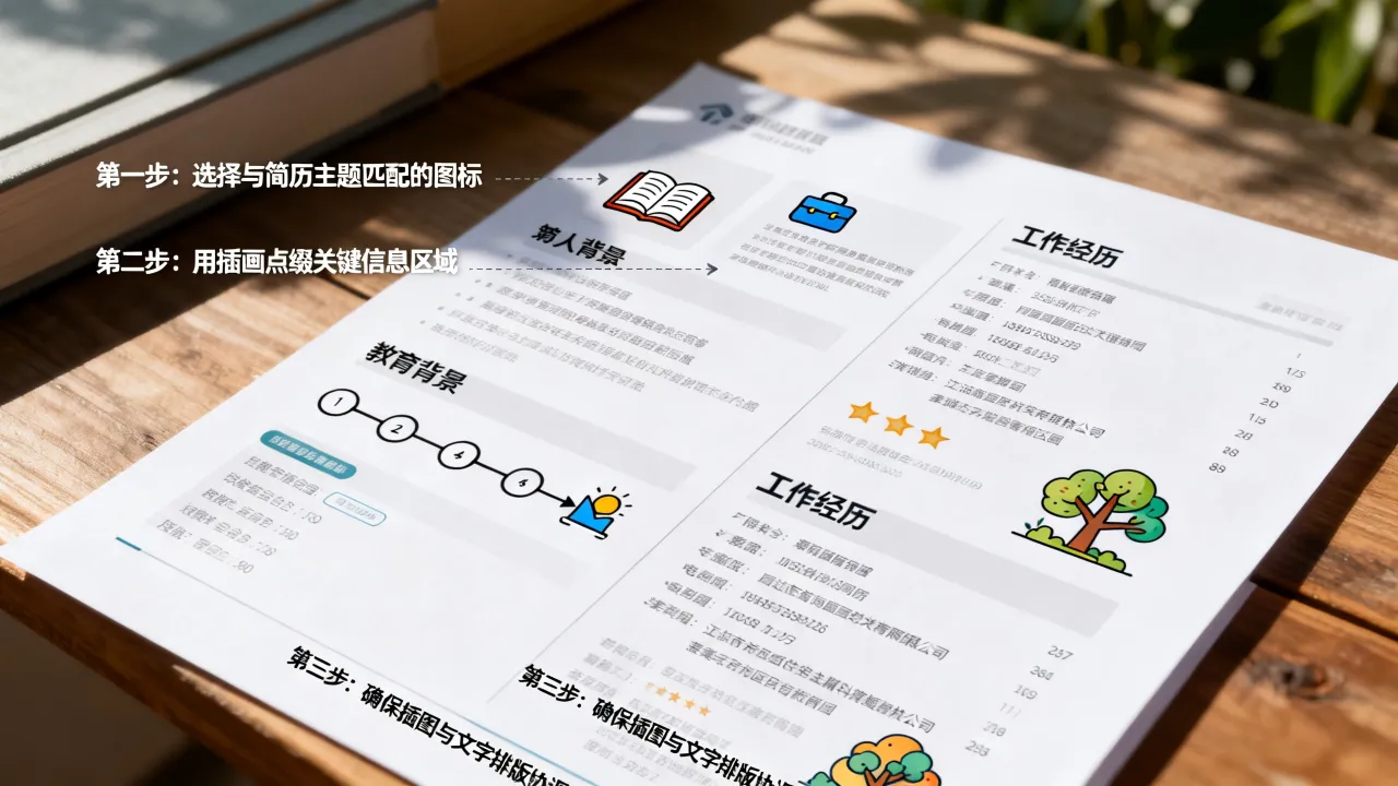 个人简历怎么插图,简历插图的具体方法有哪些-图2 个人简历怎么插图,简历插图的具体方法有哪些-图2
