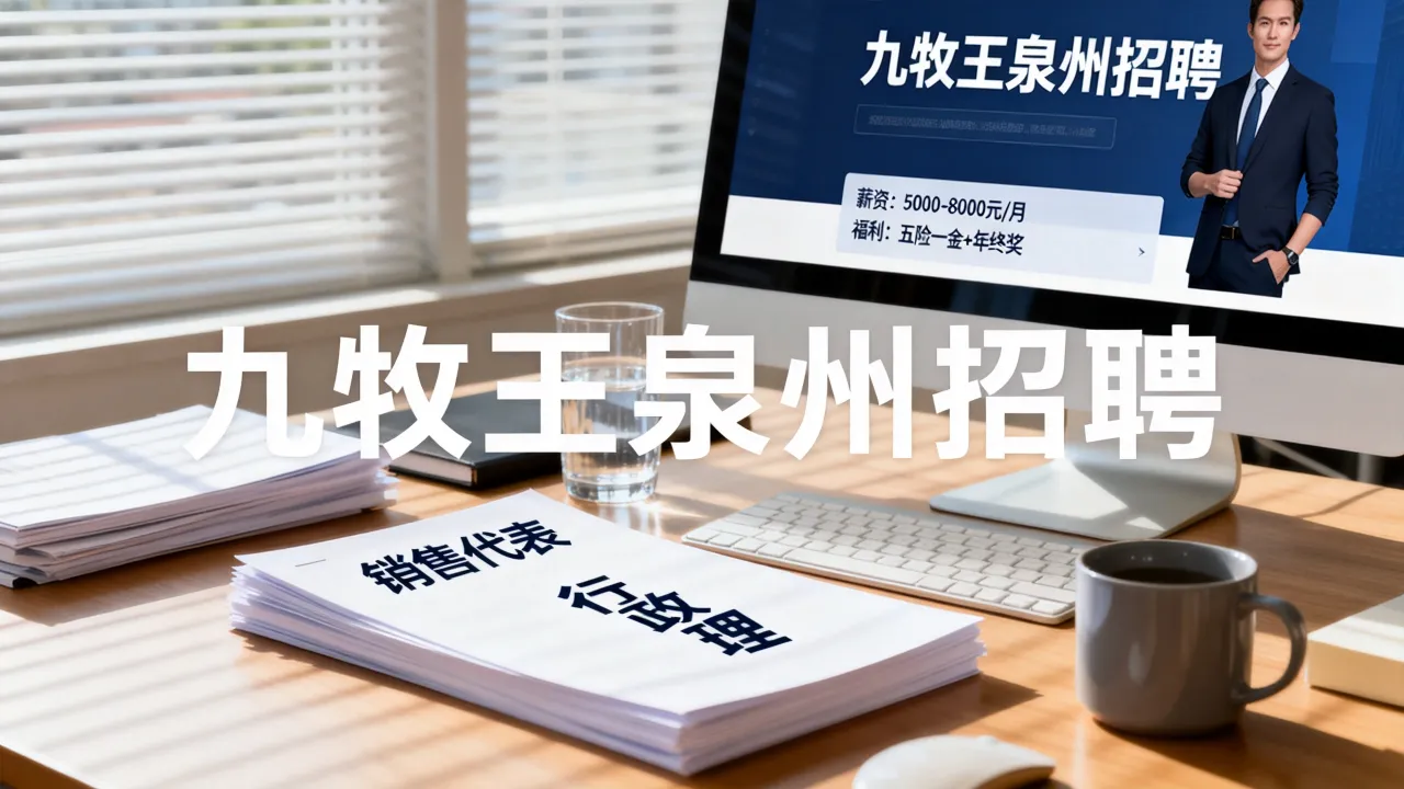 泉州九牧王招聘信息有哪些?九牧王泉州最新招聘岗位待遇怎么样-图1 泉州九牧王招聘信息有哪些?九牧王泉州最新招聘岗位待遇怎么样-图1