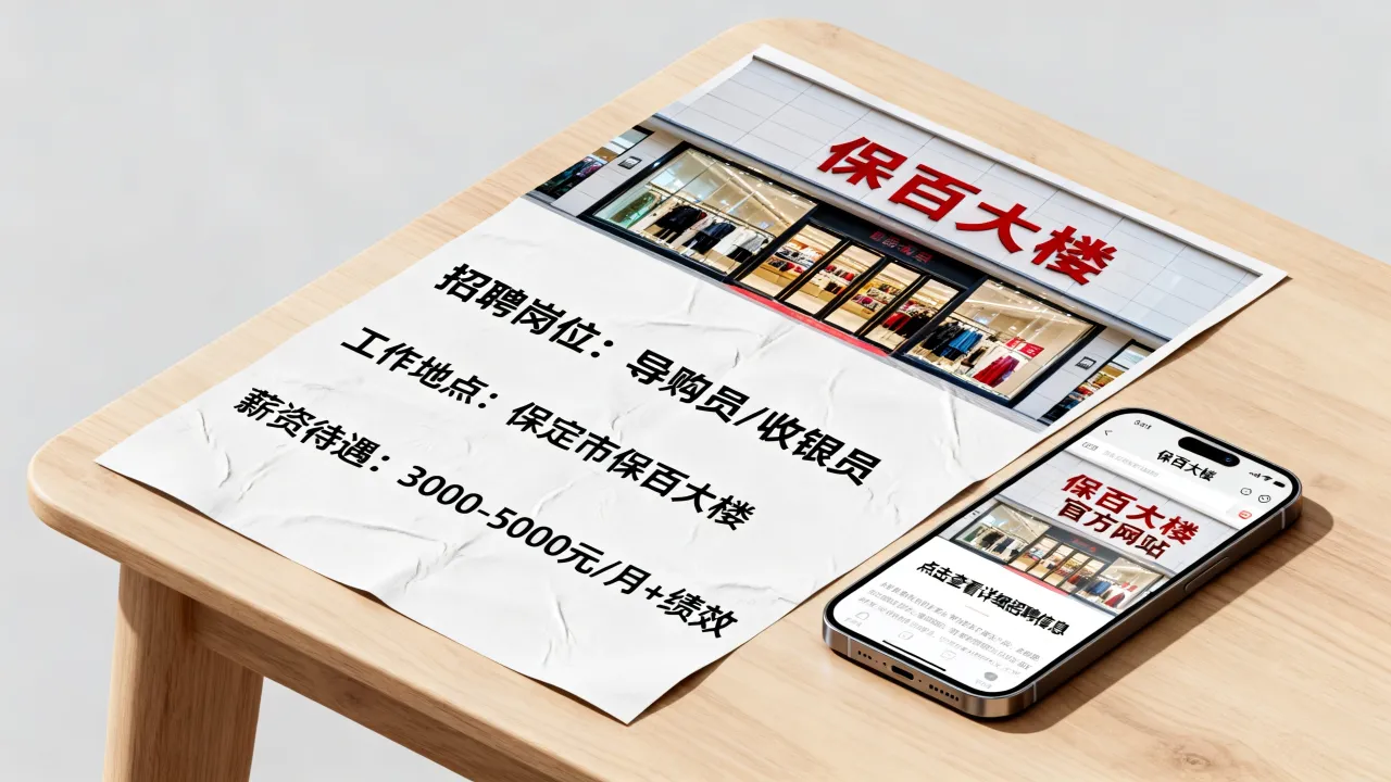保定保百大楼招聘信息在哪看，保百大楼工资待遇怎么样？-图2