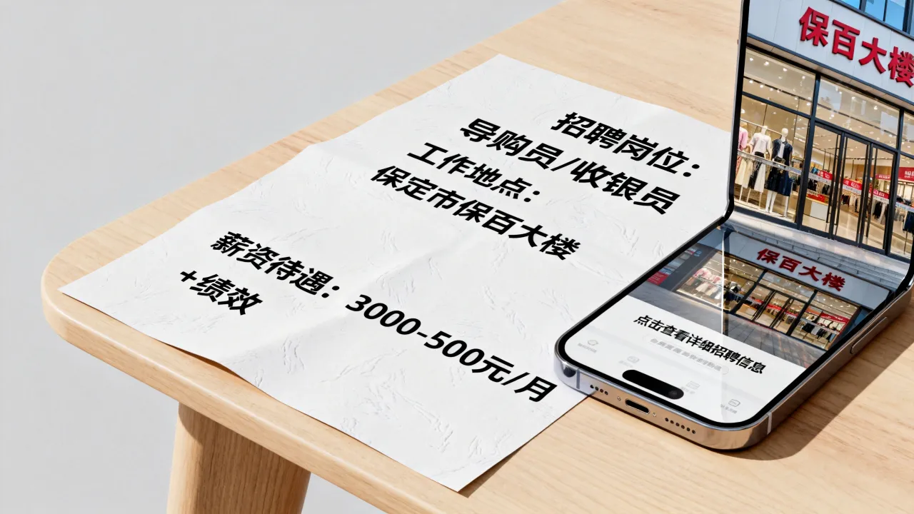 保定保百大楼招聘信息在哪看，保百大楼工资待遇怎么样？-图3