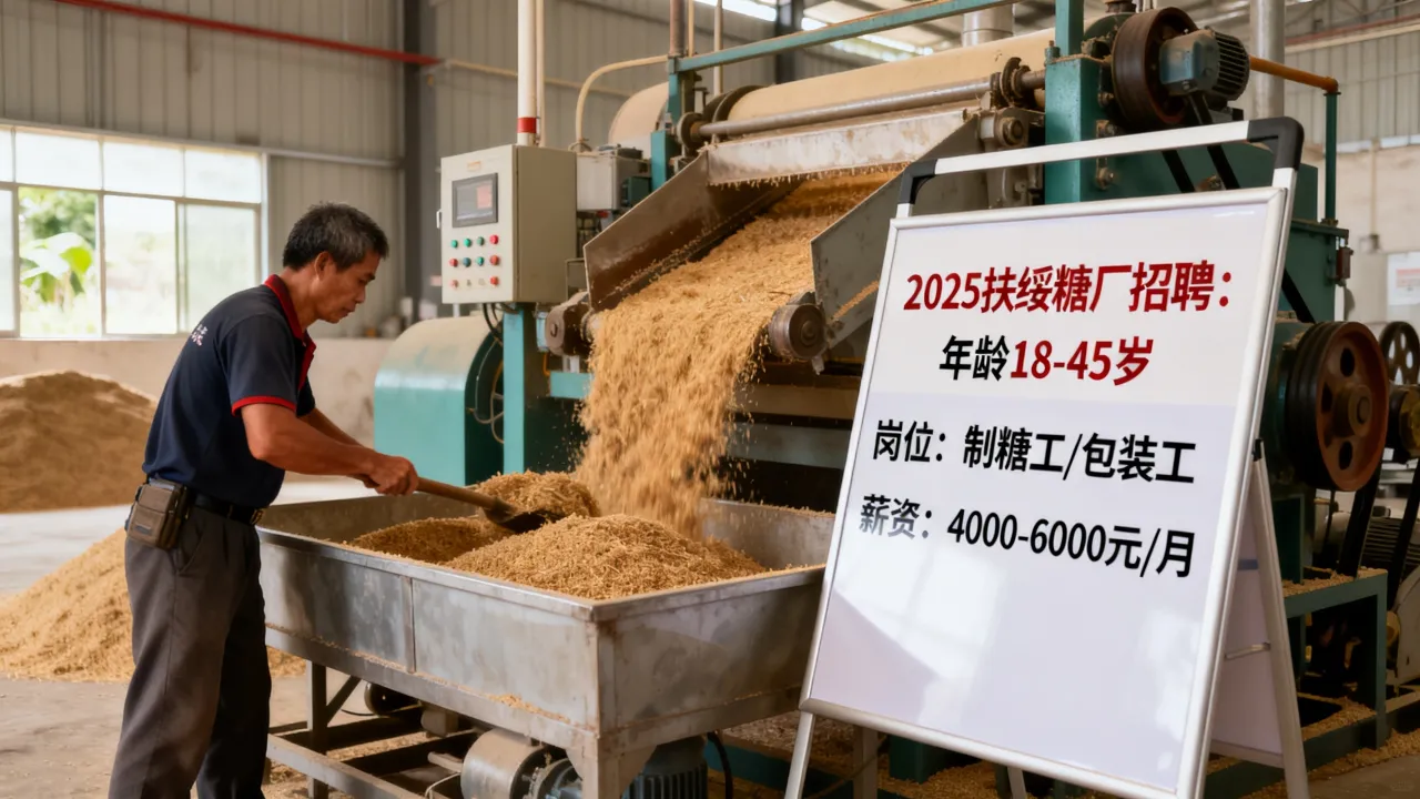 扶绥糖厂招聘条件有哪些,2025最新招工信息在哪看-图1 扶绥糖厂招聘条件有哪些,2025最新招工信息在哪看-图1