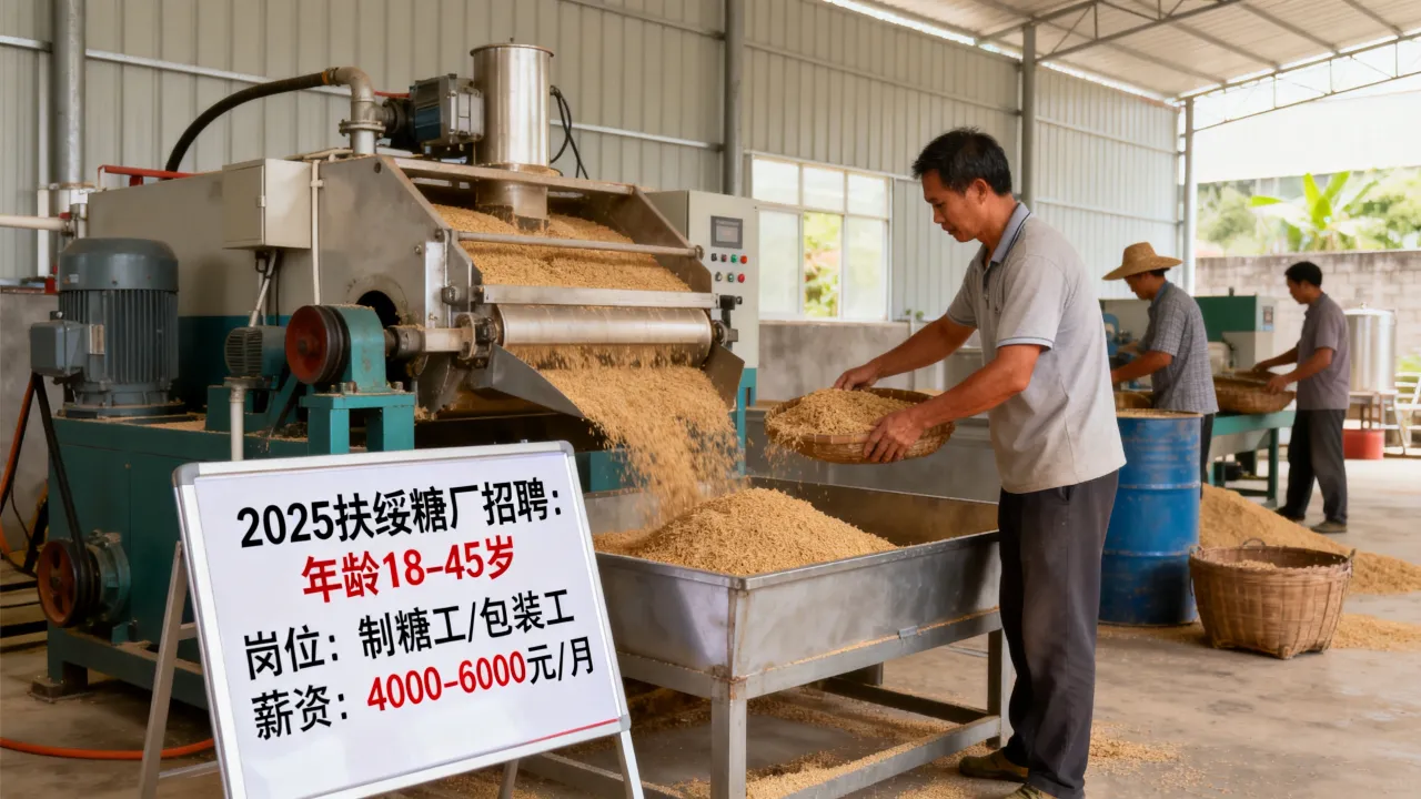 扶绥糖厂招聘条件有哪些,2025最新招工信息在哪看-图2 扶绥糖厂招聘条件有哪些,2025最新招工信息在哪看-图2