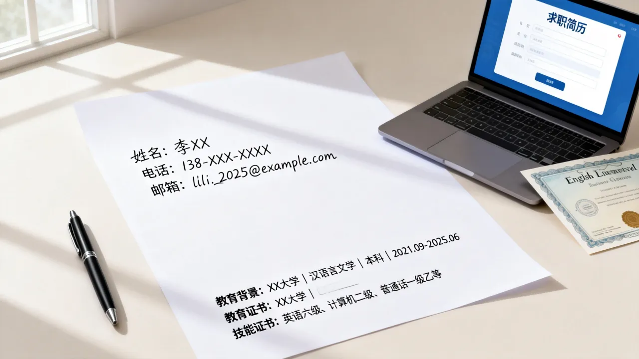 本人社会简历怎么写,没工作经验应届生求职模板?-图2 本人社会简历怎么写,没工作经验应届生求职模板?-图2