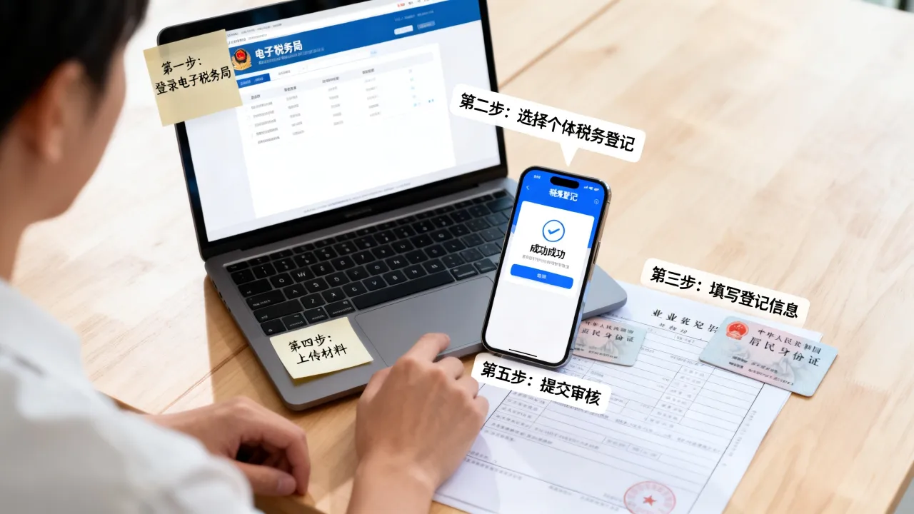 个体税务登记如何办理，个体户税务登记网上办理流程是什么-图1