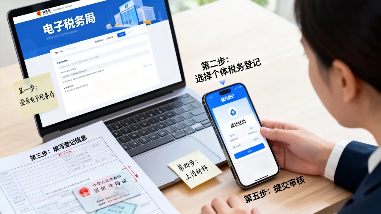 个体税务登记如何办理，个体户税务登记网上办理流程是什么-图2