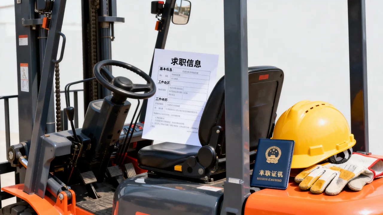 投叉车简历怎么写?叉车司机求职简历范文模板大全-图1 投叉车简历怎么写?叉车司机求职简历范文模板大全-图1
