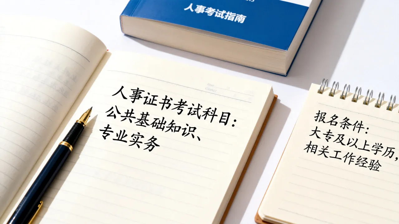 人事证书考试有哪些科目,人事证书考试报名条件是什么?-图2 人事证书考试有哪些科目,人事证书考试报名条件是什么?-图2