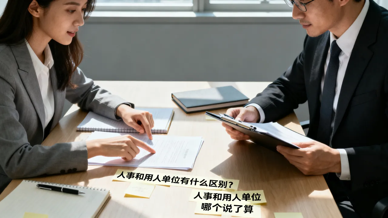 人事和用人单位有什么区别?人事和用人单位哪个说了算-图1 人事和用人单位有什么区别?人事和用人单位哪个说了算-图1