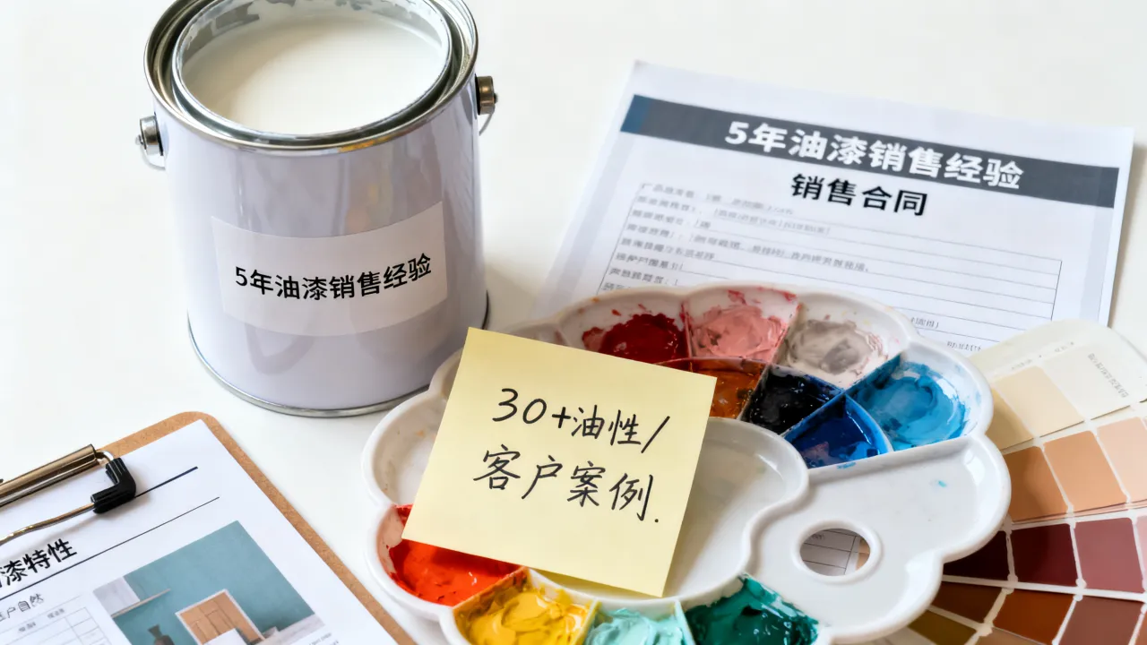 油漆销售简历怎么写，销售岗位如何突出油漆经验？-图2