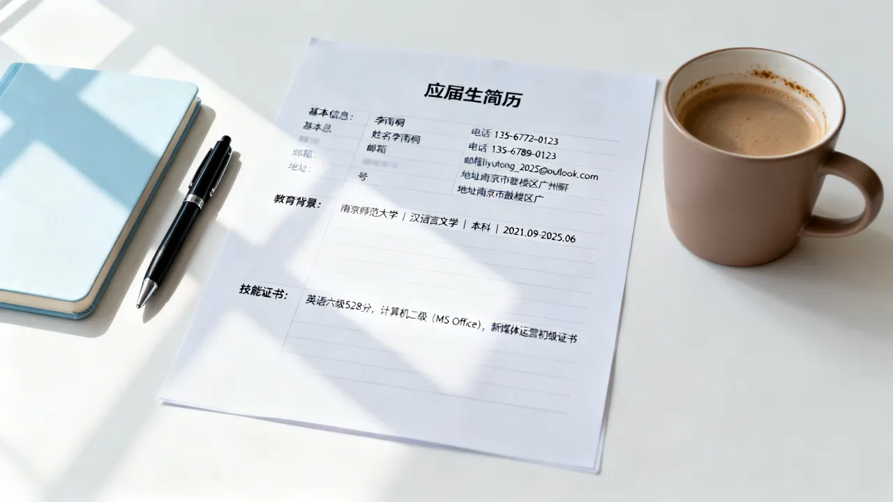 简历要怎么写才好,零经验应届生如何突出优势?-图1 简历要怎么写才好,零经验应届生如何突出优势?-图1