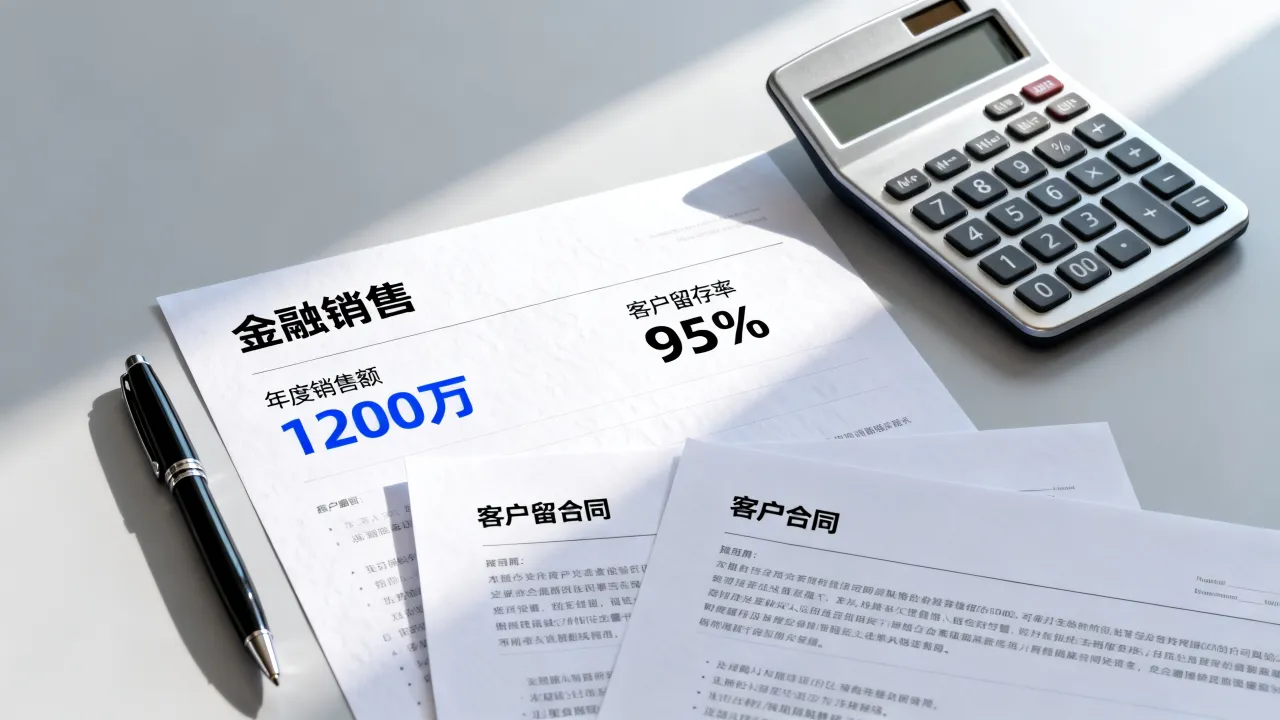 金融销售简历怎么写,如何突出销售业绩打动招聘官?-图2 金融销售简历怎么写,如何突出销售业绩打动招聘官?-图2