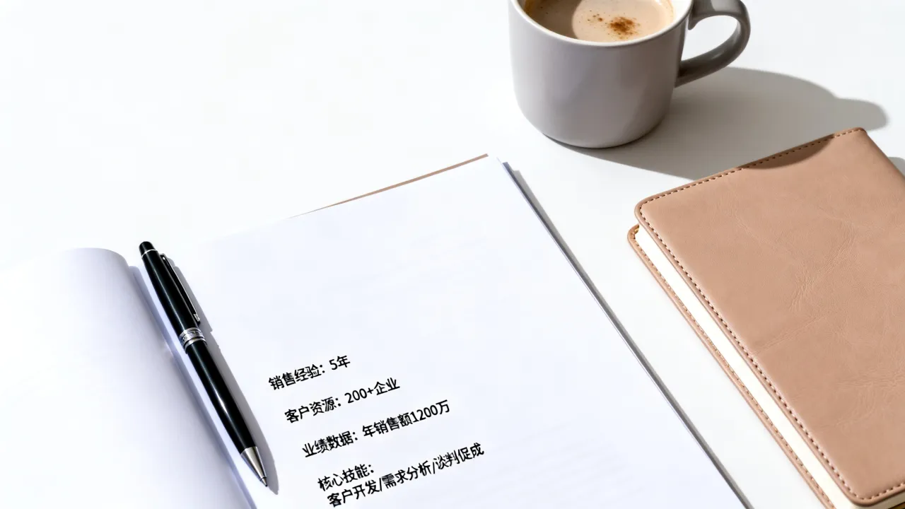 销售招聘简历怎么写,优秀销售简历必备哪些内容?-图1 销售招聘简历怎么写,优秀销售简历必备哪些内容?-图1