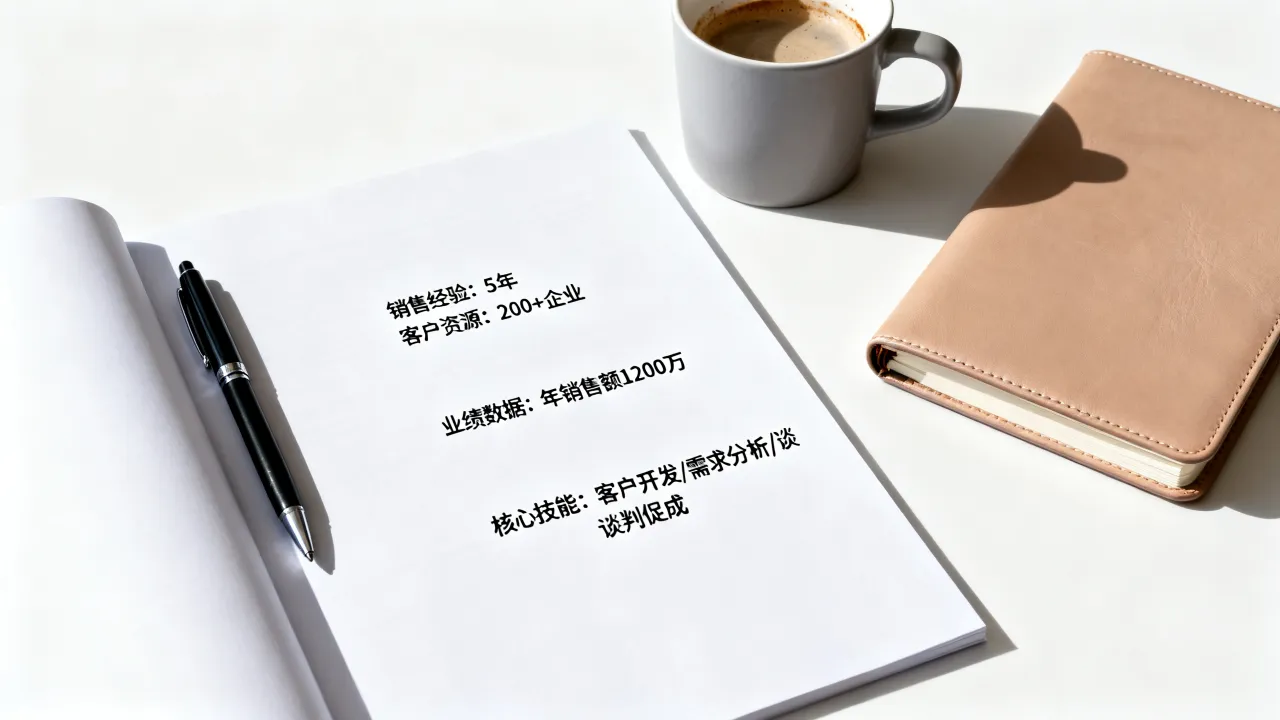 销售招聘简历怎么写,优秀销售简历必备哪些内容?-图3 销售招聘简历怎么写,优秀销售简历必备哪些内容?-图3