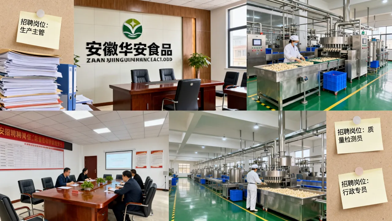 安徽华安食品招聘怎么样?安徽华安食品招聘岗位有哪些?-图1 安徽华安食品招聘怎么样?安徽华安食品招聘岗位有哪些?-图1