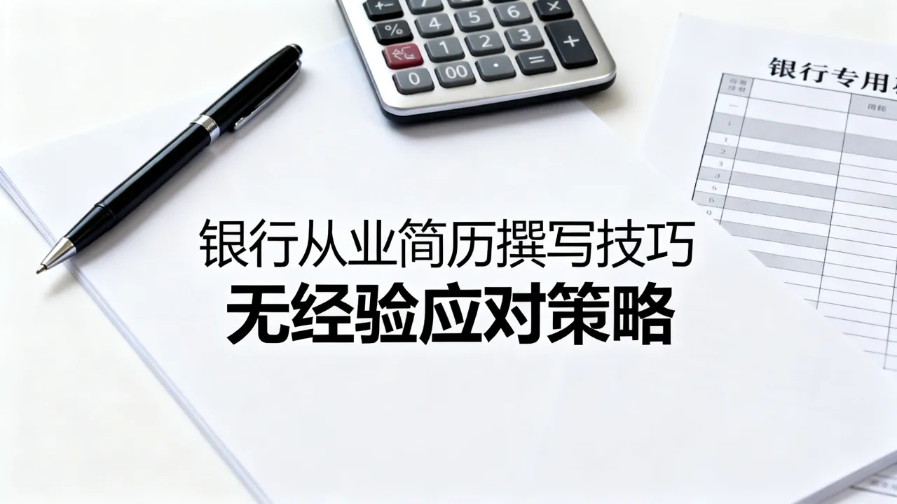 银行从业简历怎么写,没有工作经验该怎么办?-图1 银行从业简历怎么写,没有工作经验该怎么办?-图1