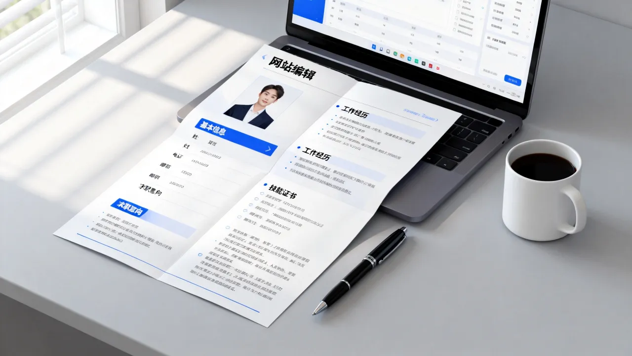 网站编辑简历怎么写,有什么技巧和注意事项?-图2 网站编辑简历怎么写,有什么技巧和注意事项?-图2