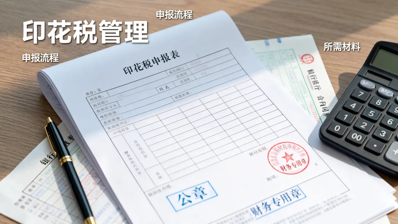 印花税如何管理,申报详细流程及所需材料有哪些-图2 印花税如何管理,申报详细流程及所需材料有哪些-图2