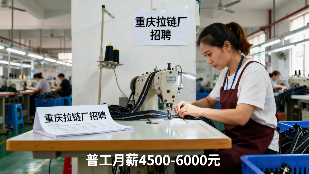 重庆拉链厂招聘信息在哪看,普工月薪多少?-图3 重庆拉链厂招聘信息在哪看,普工月薪多少?-图3