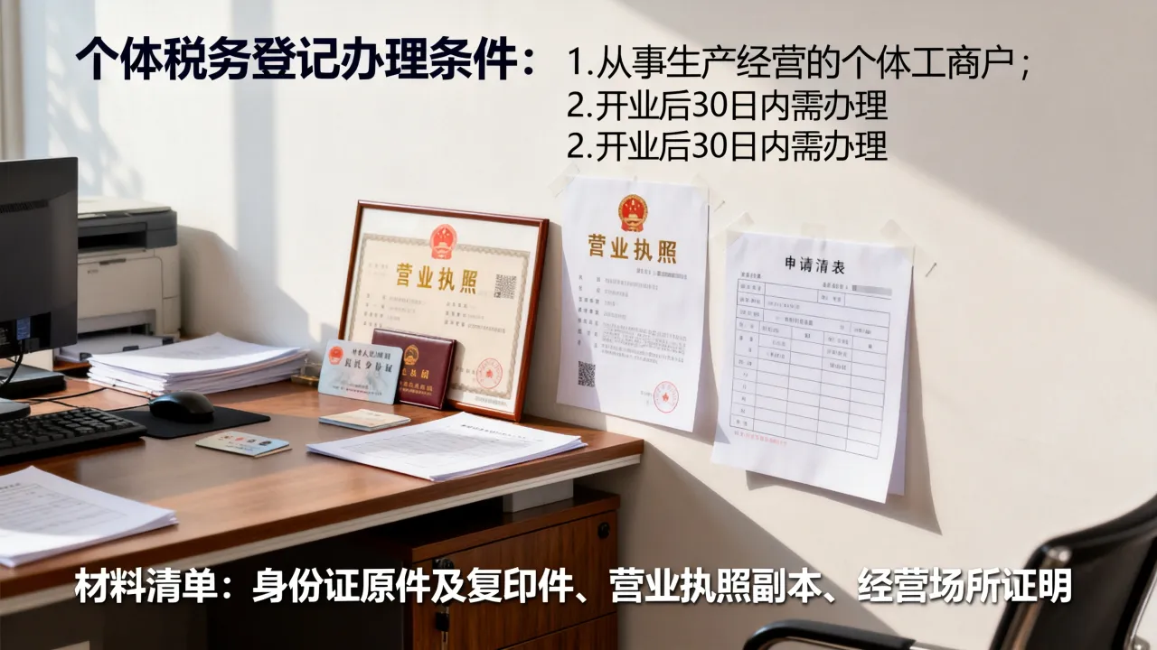 个体如何办理税务登记?需要哪些材料流程,税务登记办理条件-图1 个体如何办理税务登记?需要哪些材料流程,税务登记办理条件-图1