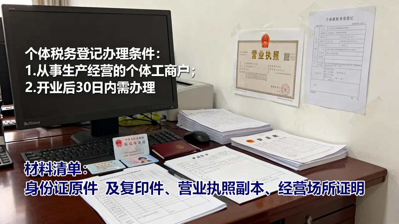 个体如何办理税务登记?需要哪些材料流程,税务登记办理条件-图3 个体如何办理税务登记?需要哪些材料流程,税务登记办理条件-图3