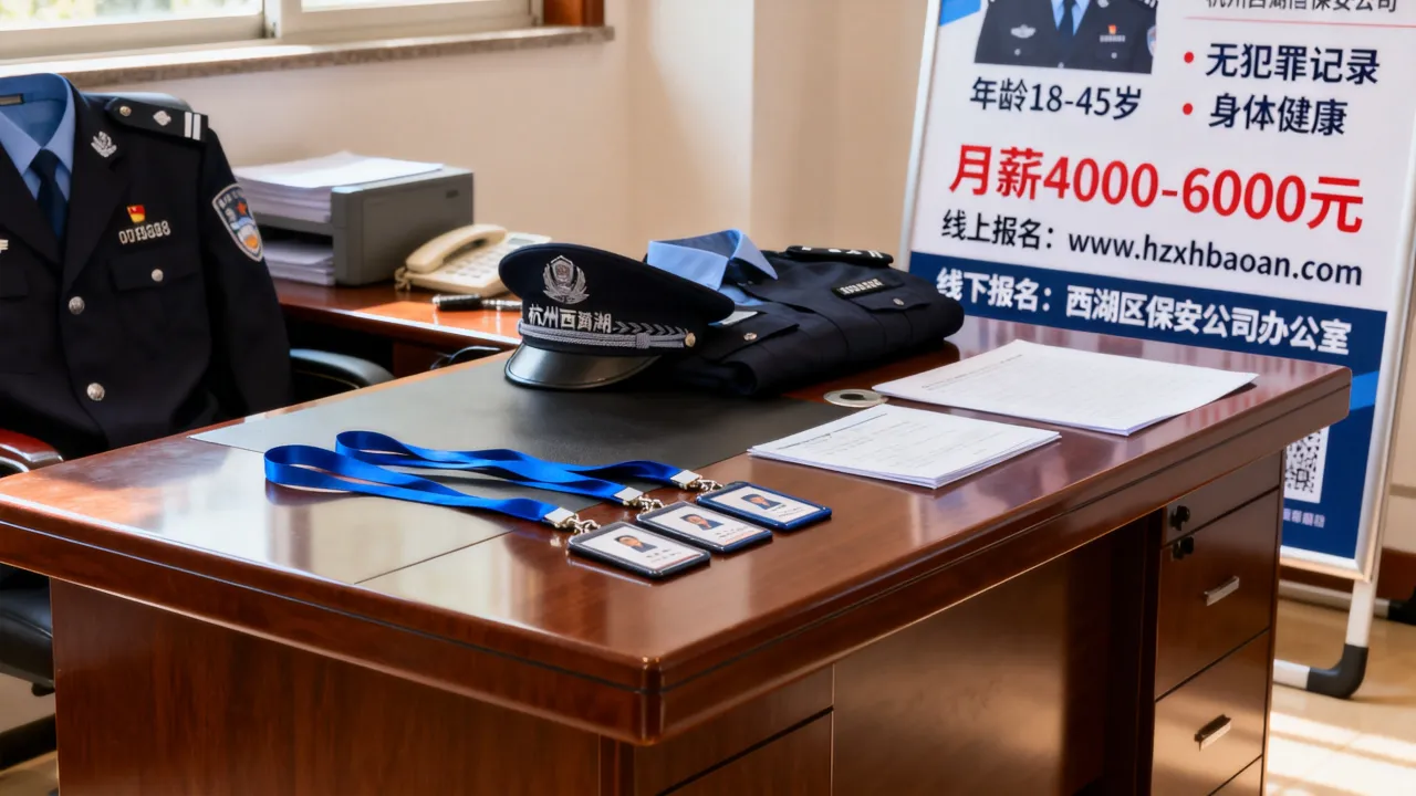 杭州西湖保安公司招聘条件有哪些?薪资待遇和报名方式-图1 杭州西湖保安公司招聘条件有哪些?薪资待遇和报名方式-图1