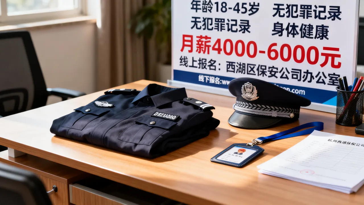 杭州西湖保安公司招聘条件有哪些?薪资待遇和报名方式-图3 杭州西湖保安公司招聘条件有哪些?薪资待遇和报名方式-图3