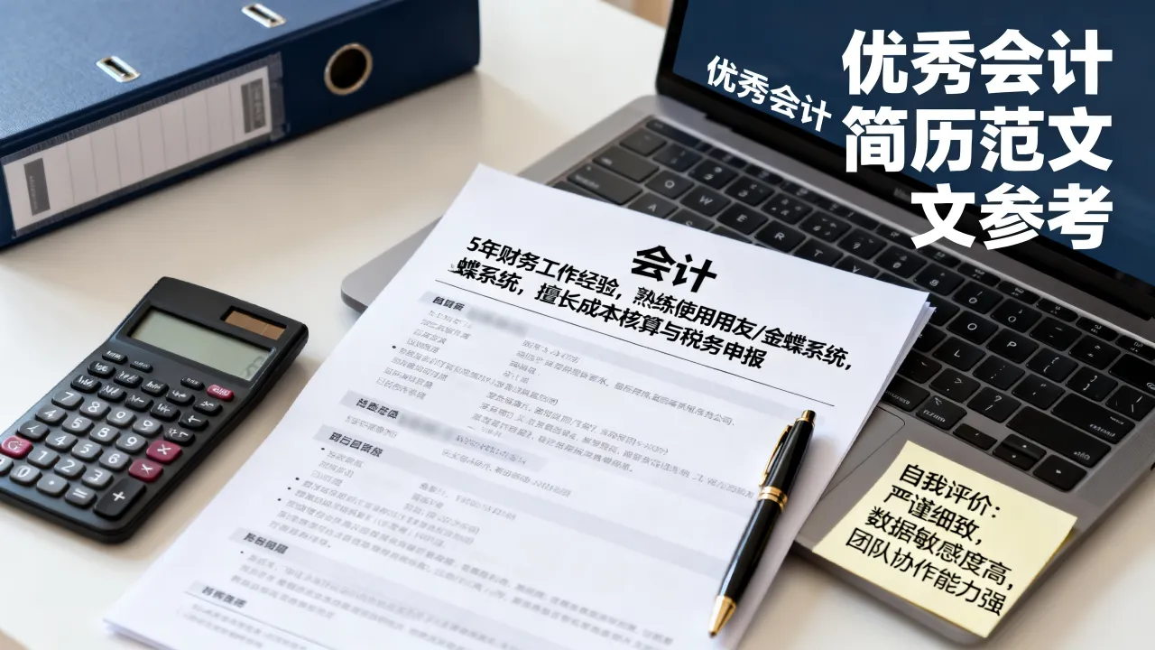 会计招聘简历怎么写?优秀会计简历自我评价范文哪里找好?-图2 会计招聘简历怎么写?优秀会计简历自我评价范文哪里找好?-图2