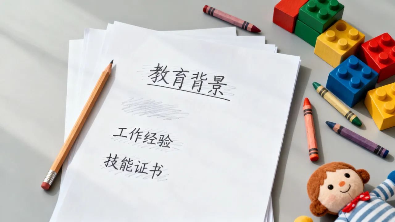 应聘幼师简历怎么写?有哪些实用技巧?-图1 应聘幼师简历怎么写?有哪些实用技巧?-图1