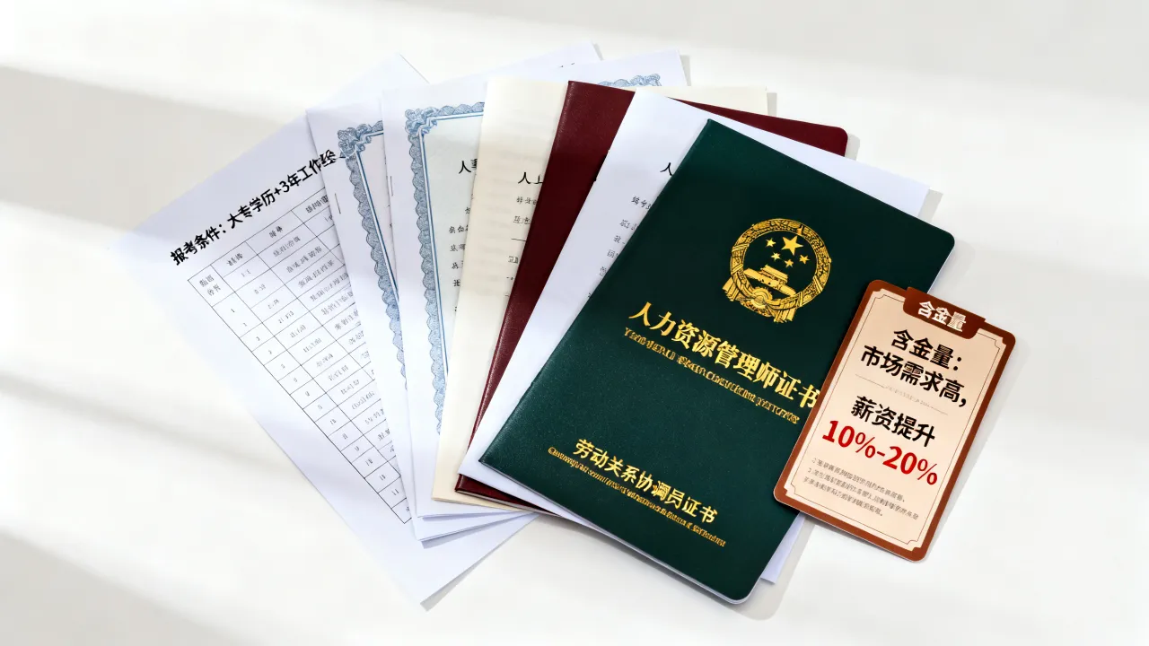 人事岗位证书有哪些，人事岗位证书报考条件及含金量怎么样-图3