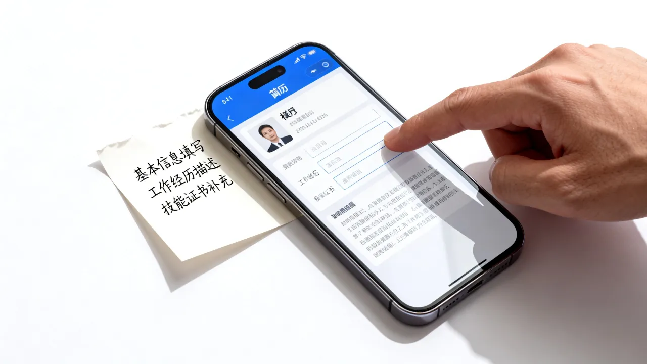 手机怎么填写简历模板？手机填简历有哪些技巧？-图3