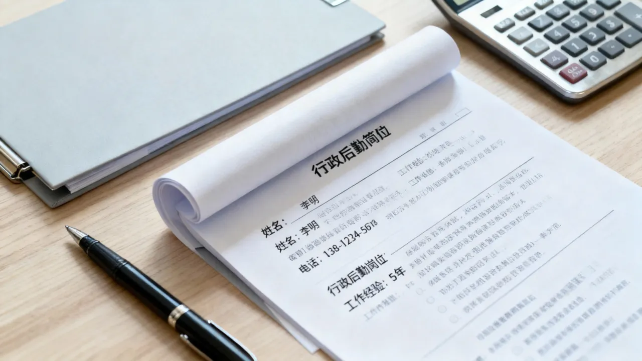 行政后勤简历怎么写,有哪些实用的写作技巧和注意事项?-图1 行政后勤简历怎么写,有哪些实用的写作技巧和注意事项?-图1