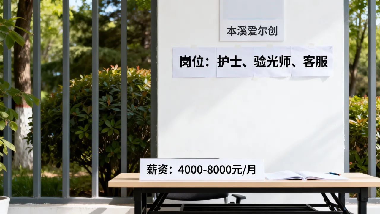 本溪爱尔创招聘是否真实,有哪些岗位与薪资待遇-图1 本溪爱尔创招聘是否真实,有哪些岗位与薪资待遇-图1