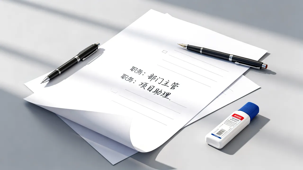 简历中职务怎么写,简历上的职务一栏到底该怎么填写-图2 简历中职务怎么写,简历上的职务一栏到底该怎么填写-图2