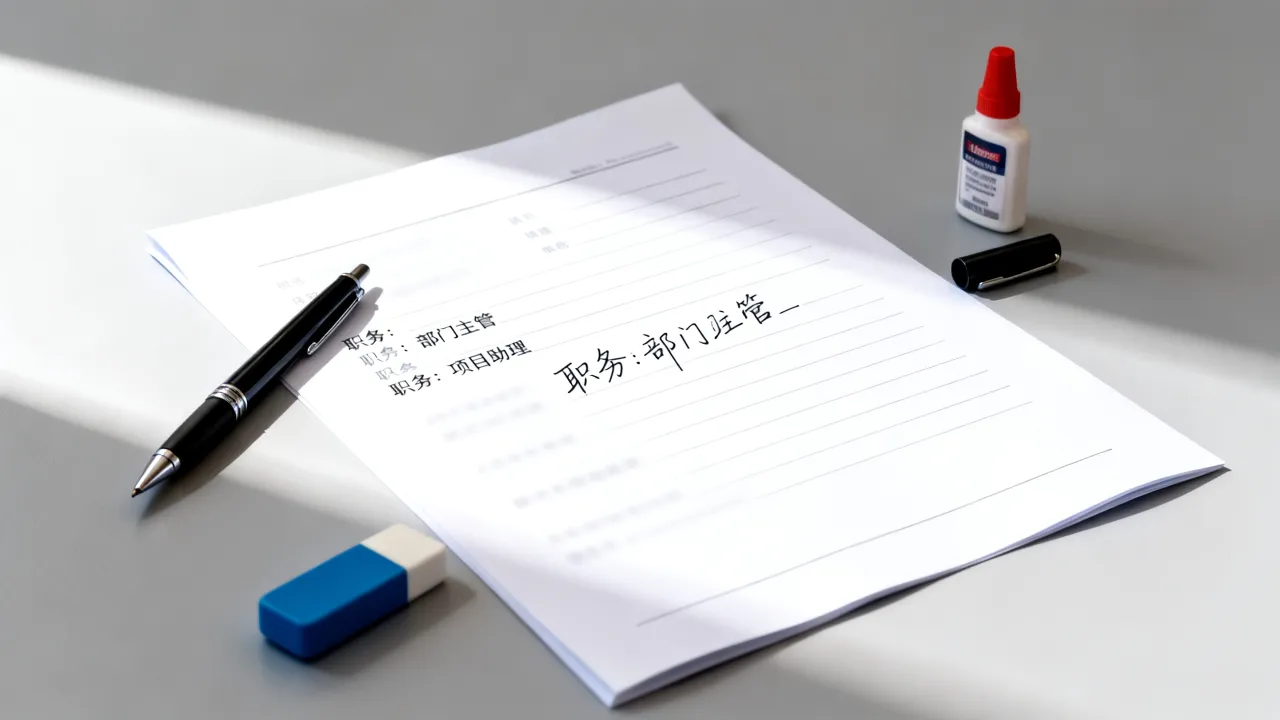 简历中职务怎么写,简历上的职务一栏到底该怎么填写-图3 简历中职务怎么写,简历上的职务一栏到底该怎么填写-图3
