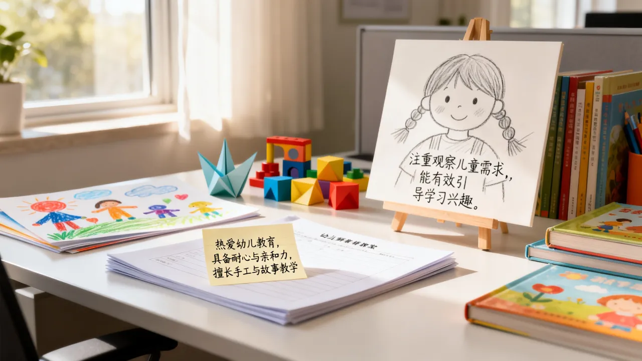 幼师求职简历怎么写,幼师简历自我评价范文怎么写-图3 幼师求职简历怎么写,幼师简历自我评价范文怎么写-图3
