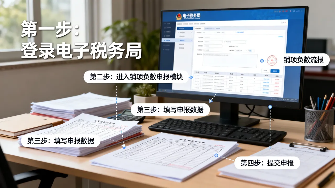 销项负数如何申报,销项负数申报流程有哪些步骤-图2 销项负数如何申报,销项负数申报流程有哪些步骤-图2