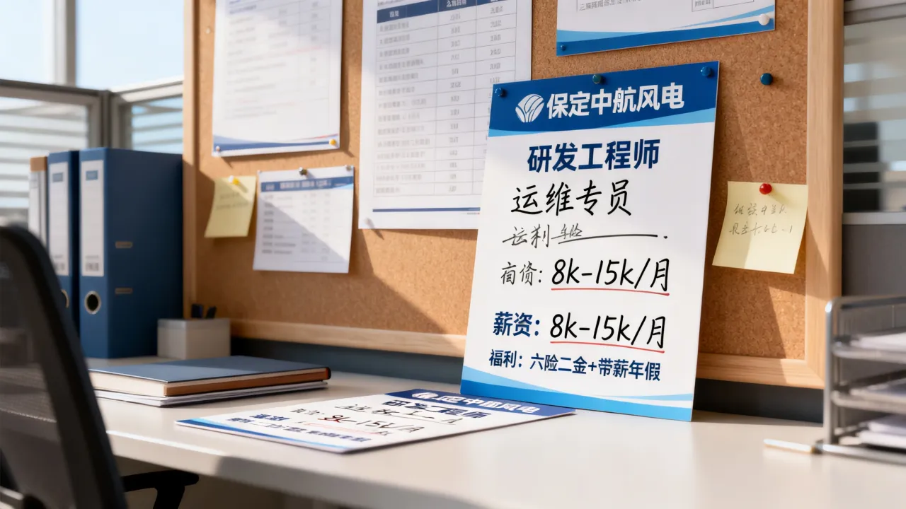 保定中航风电招聘有哪些岗位,保定中航风电招聘薪资待遇怎么样?-图1 保定中航风电招聘有哪些岗位,保定中航风电招聘薪资待遇怎么样?-图1