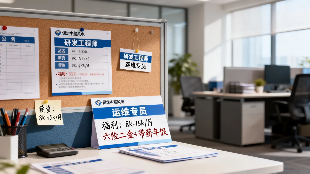 保定中航风电招聘有哪些岗位,保定中航风电招聘薪资待遇怎么样?-图2 保定中航风电招聘有哪些岗位,保定中航风电招聘薪资待遇怎么样?-图2