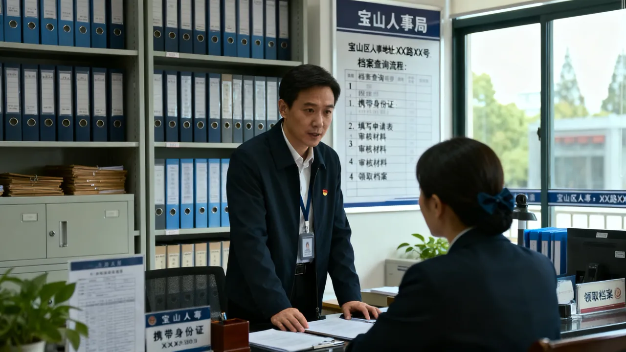 宝山人事局在哪里？宝山人事档案查询流程是什么-图1