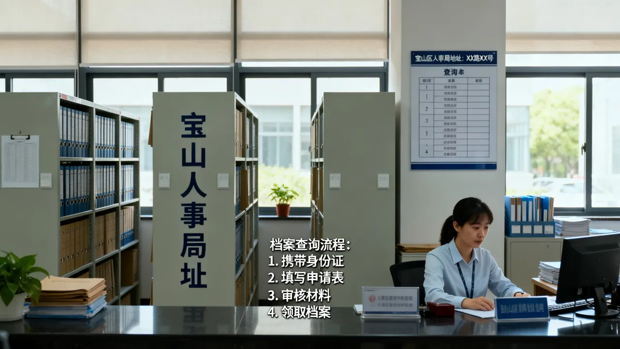 宝山人事局在哪里？宝山人事档案查询流程是什么-图3