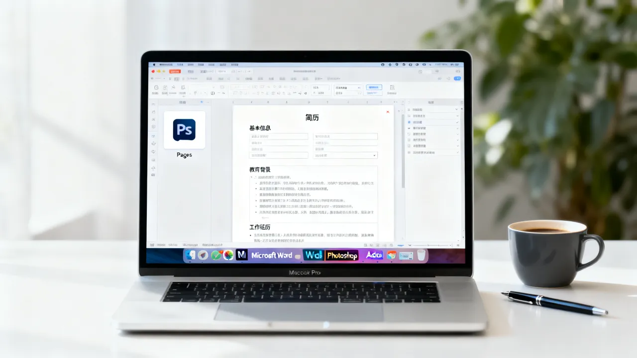 Mac怎么做简历?苹果电脑制作简历用什么软件-图1 Mac怎么做简历?苹果电脑制作简历用什么软件-图1