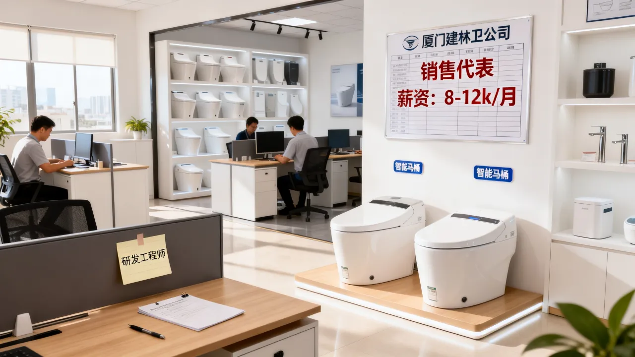 厦门建林卫浴招聘吗,厦门建林卫浴招聘哪些岗位待遇怎么样-图2 厦门建林卫浴招聘吗,厦门建林卫浴招聘哪些岗位待遇怎么样-图2