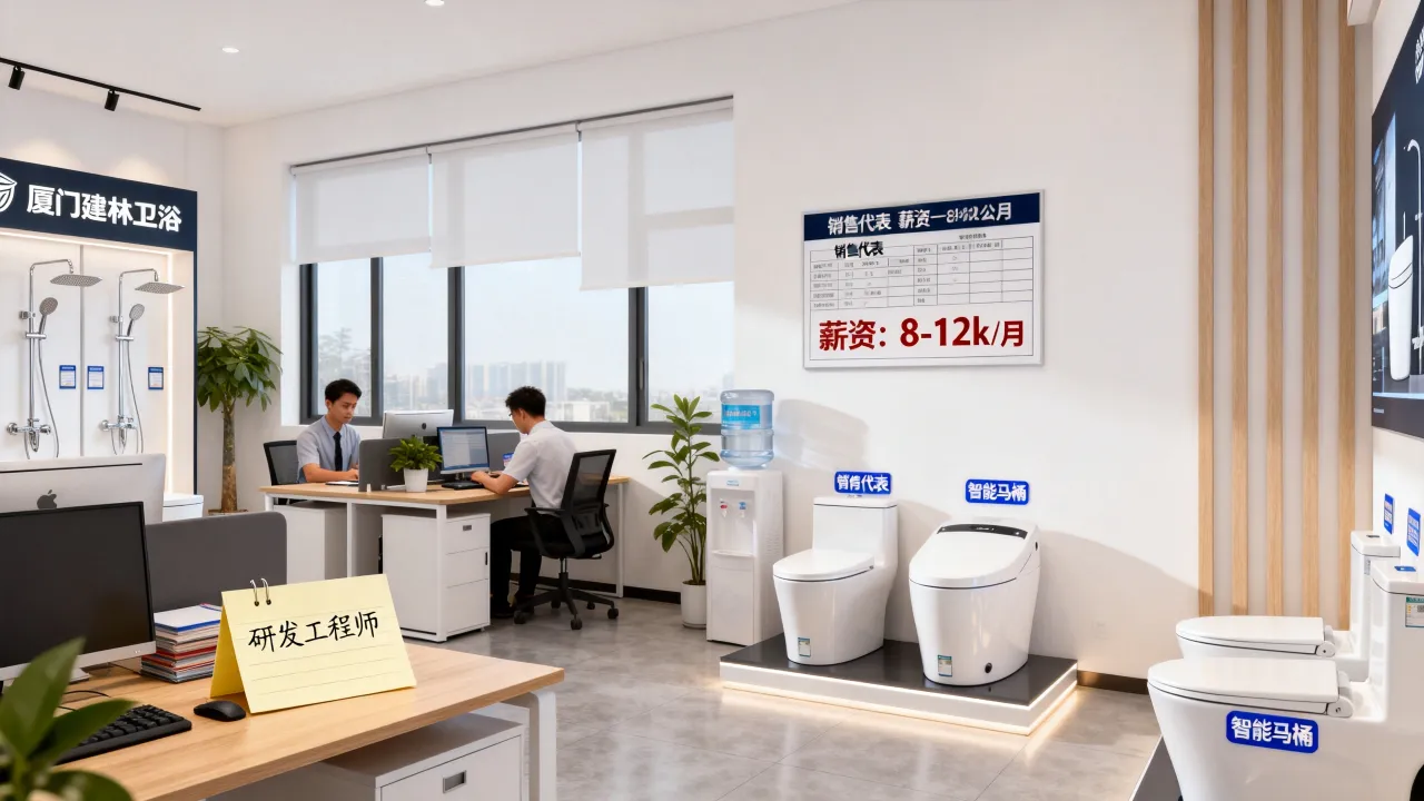 厦门建林卫浴招聘吗,厦门建林卫浴招聘哪些岗位待遇怎么样-图3 厦门建林卫浴招聘吗,厦门建林卫浴招聘哪些岗位待遇怎么样-图3