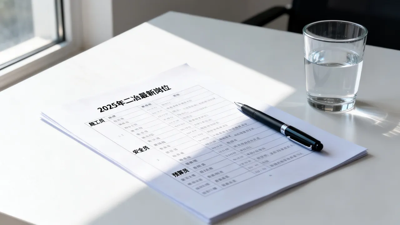 包头二冶招聘信息在哪里?2025年最新岗位有哪些?