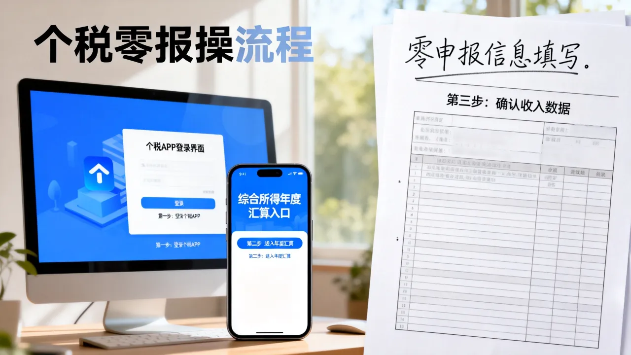 如何申报个税零申报,个税零申报操作流程是什么
